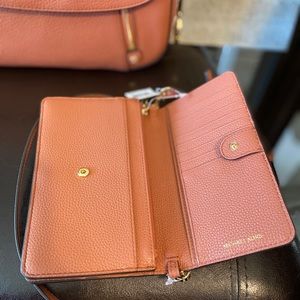 Michael Kors “Sunset Peach” crossbody